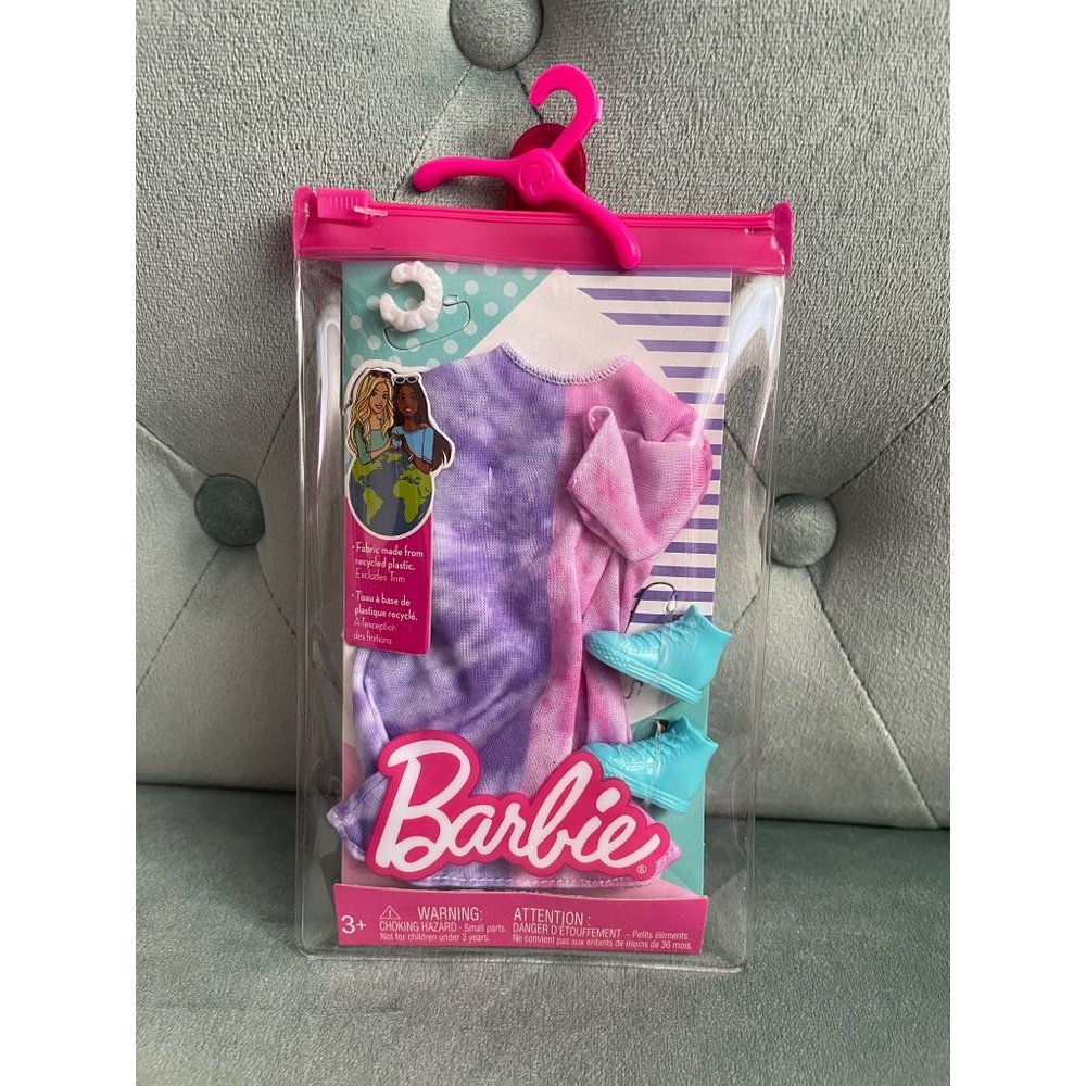 2021 Mattel Barbie Tie Dye T-Shirt Fashion Pack